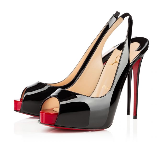 Zapatos De Plataforma Private Number Christian Louboutin Mujer - Negros/Rojos - 1180255E424